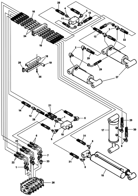 Challenger CH-35 Tube Assembly - diagram