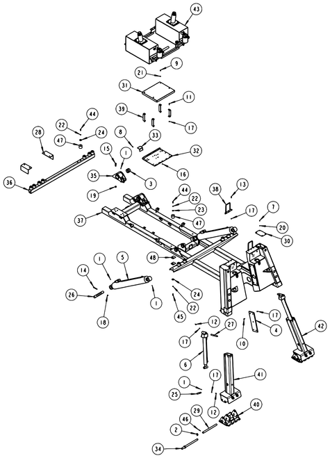SUBFRAME WELD'T - 5130/5230 - diagram