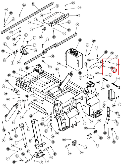ANGLE, LH RETAINER SUP'T 2465 - where it fits