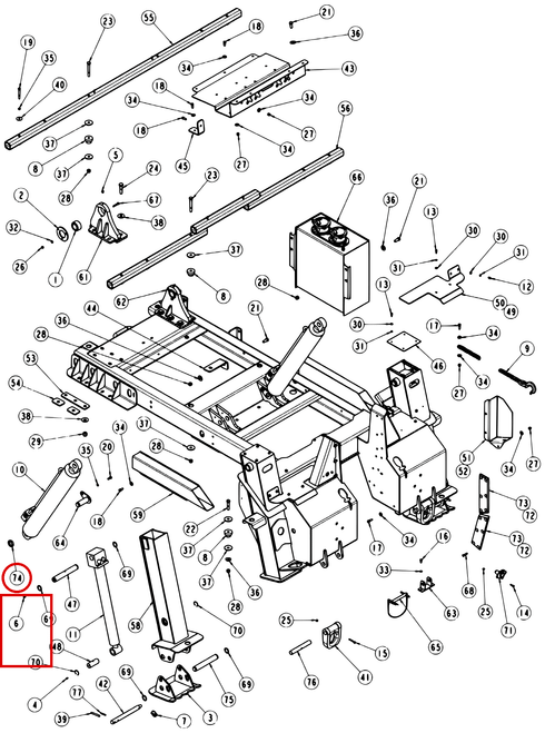 SPACER LOWER LIFT CYLIND - where it fits