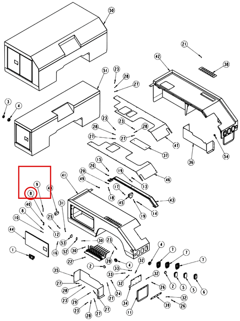 WASHER, NYLON 1/4" - where it fits