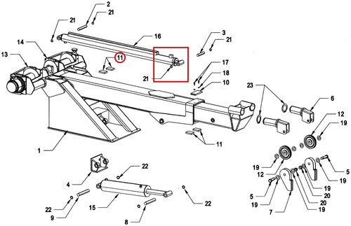 BEARING BLOCK - where it fits