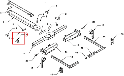 L-ARM STORAGE BRACKET-408 - 59232L - where it fits