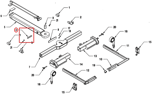 PIN-W/L BOOM EXTENSION ROD END - 64357 - where it fits