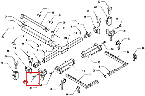 T-PIN - 3/4" X 6" - 2 PER 512 - where it fits