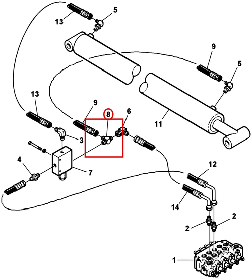 FITTING, MALE RUN TEE - where it fits