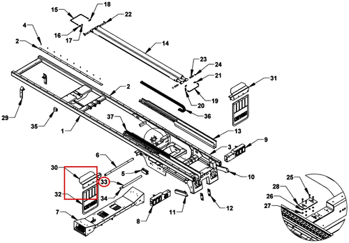 6K/10K U/L HINGE PIN - where it fits