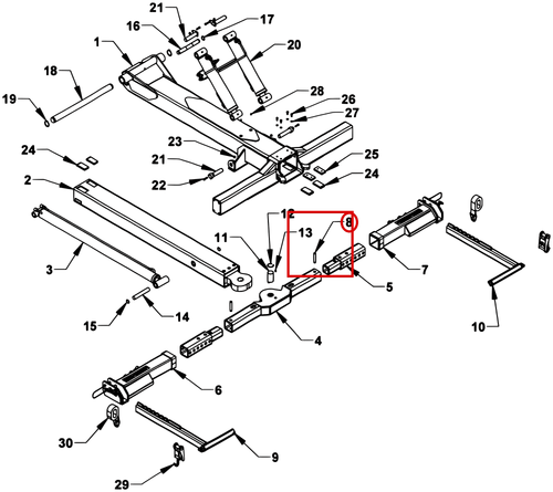 PIN,CROSSBAR EXT. 614 - where it fits