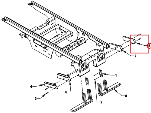 CHEV STORAGE TUBE-RH DOCK STAB - where it fits