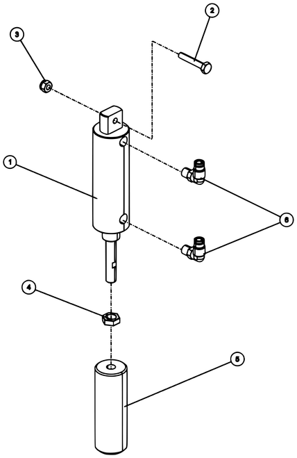 SCREW, 1/4-20X1-1/2 HHC GR5 - diagram
