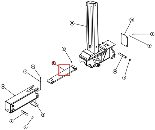CYLINDER - OUTRIGGER EXTENDED - where it fits