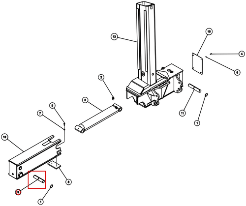 PIN, EXTEND CYL (ROD END) - where it fits