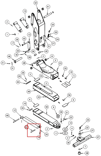 SHAFT - EXTEND CYL - where it fits