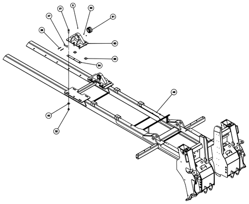 STIFF LEG CYLINDER - 45/ - diagram