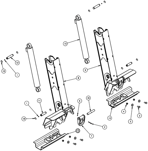 LH STABILIZER WELDMENT - where it fits