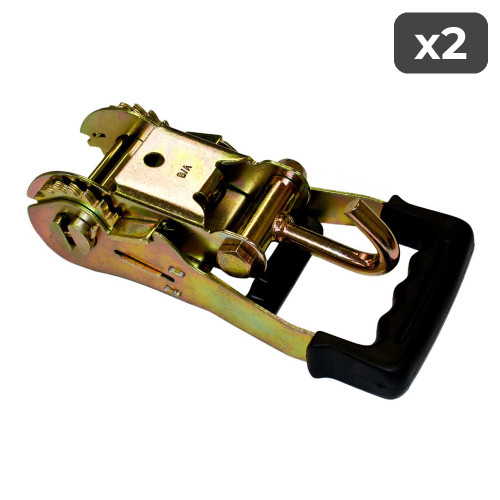2" Gradual Release Ratchet w/Finger Hook (2-Pack) - 38-80A