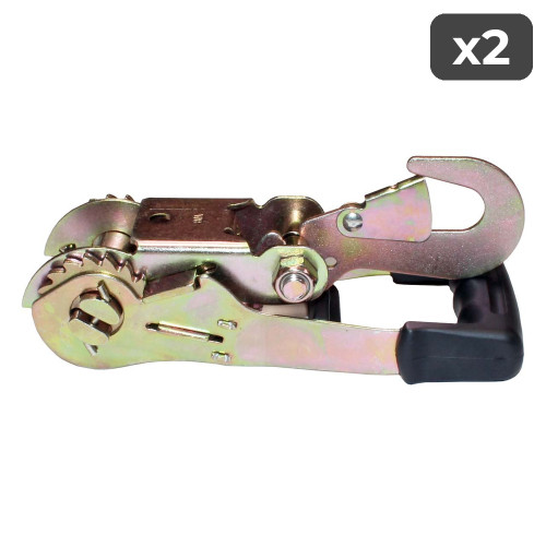 2" Gradual Release Ratchet w/Snap Hook (2-Pack) - 38-82
