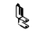 Vulcan 810 Power Tilt Proximity Switch Mounting Bracket Weldment part 0807641 - parts manual drawing