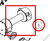 Vulcan 804 Hydraulic Motor, Parker - diagram close-up