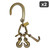 Rescue Cluster w/2 Grab, Mini J, 8" J Hooks, & Link on Pear Link (2-Pack)