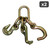 Rescue Cluster w/Grab, T, & Compact J Hooks on Oblong Link (2-Pack)