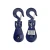 10" 15-Ton WLL B/A Snatch Block w/Latched Swivel Hook
