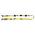 2" x 10' Long Swivel J Hook Ratchet Assembly w/Tire Grippers (5-Pack)