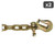 5/16" x 10' Chain w/Twist Lock Grab Hook on One End (2-Pack)