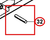 Challenger CH-45 Pivot Pin Weldment, Lift Cylinder - diagram close-up
