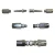 3/8" Hydraulic Hose Reusable Repair Union - 1 Wire (5-Pack)