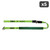 Green Mamba 2" x 15’ J-Hook Tie-Down w/ Double-Sided Grip Strip and Protective Sleeve (5-Pack)