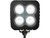Buyers Products 1492198 Heated Ultra Bright 4 Inch Square LED Flood Light
