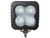 Buyers Products 1492198 Heated Ultra Bright 4 Inch Square LED Flood Light