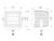 Buyers Products 1492237 3 Inch Wide Square LED Spot Light