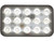 Buyers Products 1492290 Ultra Bright 6 Inch Wide Rectangular LED Spot Light