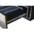 Buyers Products 1721678 Series Gloss Black Diamond Tread Aluminum Heavy-Duty Flatbed Contractor With Lower Drawers Topsider