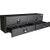 Buyers Products 1722678 Series Textured Matte Black Diamond Tread Aluminum Heavy-Duty Flatbed Contractor With Lower Drawers Topsider