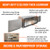 Buyers Products 1763103 Series Smooth Aluminum Barn Door Underbody Truck Tool Box Series with Stainless Steel Doors and Cam Lock Rod