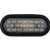 Buyers Products 5626412 6 Inch Combination LED Stop/Turn/Tail, Backup, and Strobe Light with 17 LEDs, Amber/Clear, Not Heated