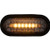 Buyers Products 5626413 6 Inch Combination LED Stop/Turn/Tail, Backup, and Strobe Light with 17 LEDs, Amber/Clear, Heated