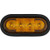 Buyers Products SL62AO 6 Inch LED Oval Strobe Light with Amber LEDs and Amber Lens