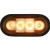 Buyers Products SL62AO 6 Inch LED Oval Strobe Light with Amber LEDs and Amber Lens