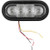 Buyers Products SL62RB 6 Inch LED Oval Strobe Light with Red/Blue LEDs and Clear Lens