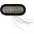 Buyers Products SL60AC 6 Inch LED Oval Strobe Light with 12 LEDs, Amber/Clear, Not Heated