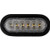 Buyers Products SL61AG 6 Inch LED Oval Strobe Light with 12 LEDs, Amber/Green, Heated