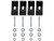 Buyers Products 1705399 Universal Mounting Kit for In-Frame Truck Box
