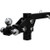 Buyers Products 1802225 Adjustable Tri-Ball Hitch Solid Shank With Chrome Balls