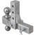 Buyers Products 1802800 Adjustable Dual Ball Hitch with Chrome Towing Balls for 2 Inch Hitch Receivers