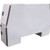 Buyers Products BP855524WSB 55x24x85 Inch Gloss White Steel Service Body Backpack Truck Box - T-Handle Latch