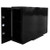 Buyers Products BP966024B 96x60x24 Inch Black Steel Straight Side Backpack Truck Box - Compression Latch